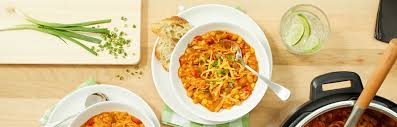 We will need about 1 pound of diced or shredded cooked chicken for the soup. Instant Pot White Chicken Chili Campbell Soup Company