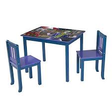 Batman Joker And Penguin Multicolor Wood Large Table And Chairs Set Table And Chair Sets Chair Set Table And Chairs