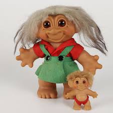 TROLL, 2 pieces, Thomas Dam, Denmark, 1961. Toys