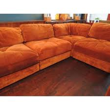It's made with a solid wood frame, and is upholstered in a polyester velvet fabric. Mid Century Velvet Sectional Sofa Aptdeco Velvet Sectional Sectional Sofa Sectional