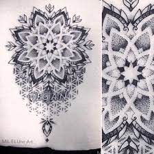 Vegan Dotwork Mandala For Amber Miletune Vegan Dotwork Mandala For Amber Miletune In 2021 Geometric Mandala Tattoo Mandala Tattoo Design Dotwork Mandala