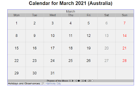 Designed to be printed on any size paper, portrait and landscape. March 2021 Calendar With Holidays Usa Uk Canada India Australia