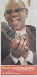 Happy Days at @OGILGEI AFRICA GOSPEL CHURCH in Nakuru, when a bird landed 