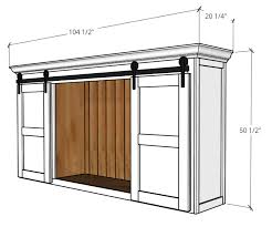 Buying a new sliding cabinet door can be very expensive. Sliding Door Entertainment Center Building Plans And Tutorial