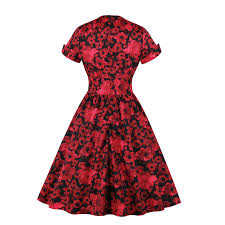 Beautiful abstract color white and red flowers on black background, light pink flower frame, pink leaves texture, dark background, valentines day, love theme. Deep Red And Black Flower Design Pin Up Dress Needs A Tu Tu Underneath For Wide Effect Lollipop Lingerie