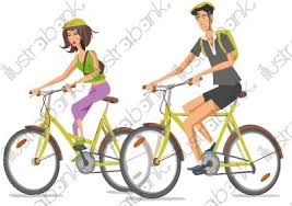 Couple en randonnée illustration Cyclisme libre de droit sur  IllustraBank.com