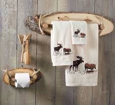 Antler Wood Bath Hardware Rustic Towels Antlers Decor Lodge Decor