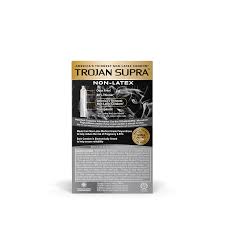 Amazon.com: Trojan Supra Lubricated Premium Condoms MicroSheer Polyurethane  Ultra-Thin 6 ea : Health & Household