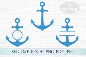 This is a digital product; Download Anchor Monogram Svg Dxf Eps Ai Png Pdf Jpeg Free Download 57672 Free Svg Cut Files