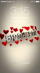 Preview Of In Love For Name Siddharth After processing it in a graphic editor, you can get a template of a model of finishing material that will be used for interior decoration. preview of in love for name siddharth