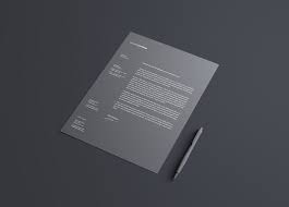 Simple blue letter head design. Letterhead Design Psd Mockup Download For Free Designhooks