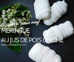 Battre le jus jusqu'à ce qu'il commence a épaissir. Meringue Sans Oeuf Jus De Pois Chiche La Fee Biscotte