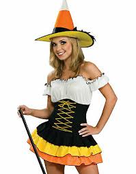 Christmas elf costume christmas costumes christmas candy womens christmas christmas girls. Sexy Candy Corn Witch Cutie Adult Womens Halloween Costume Dress Hat Set S 26 73 Picclick Uk