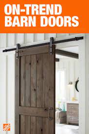 Easy Barn Door Paint And Install The Home Depot Blog Interior Barn Doors Barn Door Designs Bathrooms Remodel
