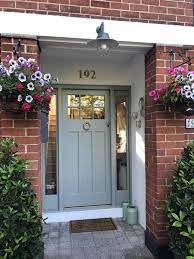 On of the red door ideas, you can try is the one with a window attached to it. Farrow Ball Inspiration Love This Color With The Red Brick Brick House Front Door Colors Front Door Ideas Brick House Brick Exterior House