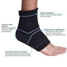 Ankle Brace Compression Sleeve For Women And Men Plantar Fasciitis Foot Socks With Arch Support Helps Sprains Tend Ankle Braces Compression Sleeves Foot Socks