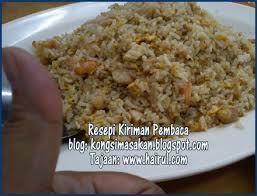 Pisang goreng sedap sangat kalau anda cicah dengan sambal kicap ni.tapi kalau anda nak resepi pisang goreng cheese, senang je. Resepi Nasi Goreng Cina Yang Lazat Chef Hairul Hissam