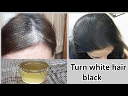 But over time, the melanocytes gradually lessen. White Hair Turn Black Permanently In 1 Days Naturally Youtube Stop Grey Hair Grey Hair Home Remedies Natural Gray Hair