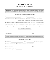 To whom it may concern. 30 Free Power Of Attorney Revocation Forms Word Pdf Templatearchive