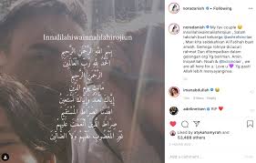 Salam takziah buat kak ita dan keluarga, moga arwah amirul ditempatkan dikalangan orang2 yang soleh dan beriman. Dia Insan Yang Sangat Hebat Rakan Artis Dedikasi Ucapan Takziah Kepada Ashraf Sinclair