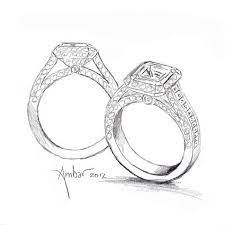Hand Drawing For Cosmic Fire Engagement Ring Engagement Ring Drawings Most Beautiful Engagement Rings Engagement Ring Illustrations