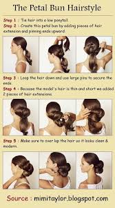 Roll your coiled ends into a bun right around your hair elastic. The Petal Bun Hairstyle Long Hair Styles Hair Styles Hair Makeup