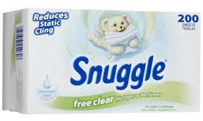 Check spelling or type a new query. Snuggle Free Clear Fabric Softener Dryer Sheets Reviews