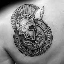 Simple sword with angel wings tattoo designs ideas. Warrior Polynesian Tattoo Shoulder Novocom Top