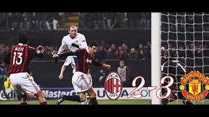 Bishop, grant, lindelof, shaw, tuanzebe, williams, fred, amad, shoretire. Milan Vs Manchester United 2 3 All Goals And Highlights Ucl 2009 2010 Youtube