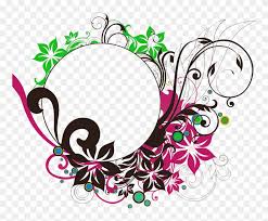 Frame undangan pernikahan png png image. Clipart Floral Flourish Round Frame Wedding Clip Art Circle Flower Design Png Transparent Png 1376206 Pinclipart