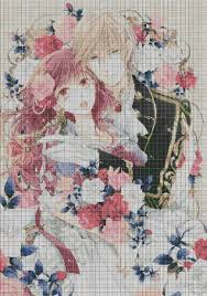 When it came to collecting some of the best cross stitch patterns for book lovers, the problem wasn't finding them. Anime Lovers With Flowers Dmc Cross Stitch Pattern In Pdf Dmc