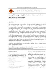 2016 · 31.18 mb · 5,566 downloads· english. Pdf Reading Skills In English Using Jolly Phonics At A Chinese Primary School