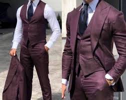 Costumes Dhommes Blanc Marie Porter Costumes 3 Pieces Etsy Fashion Suits For Men Slim Fit Suit Men Suits Men Business