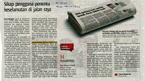 Keratan akhbar kemalangan jalan raya. Kkr Malaysia Twitter àªªàª° Sikap Pengguna Penentu Keselamatan Di Jalan Raya Berita Harian 28 12 2016