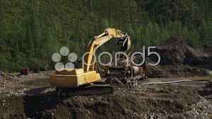 Senate bill 3 went into effect january 1, 2018 Streambed Placer Gold Mining Excavator Stock Video Pond5