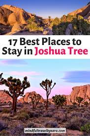 Where To Stay In Joshua Tree National Park Hotels Camping Glamping Usa Travel Guide California Travel Travel Usa