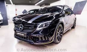 Mercedes Gla 45 Amg Yellow Art Edition Auto Exclusive Bcn Tren De Rodaje Sensor De Lluvia Luneta Trasera