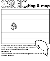 This drawing was made at internet users' disposal on 07 february 2106. Costa Rica Coloring Page Crayola Com