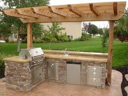 Instead of viewing an outdoor kitchen as adjunct, make it complete with a grill, fridge, sink, and pizza oven. 25 Awesome Outdoor Kitchen Ideas For Your Ultimate Inspiration