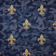 Lace curtain fleur de lis floral fabric pattern. Medieval Heavy Chenille Fleur De Lys Curtain And Upholstery Fabric