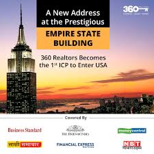 360 Realtors Becomes The 1st Icp To Enter Usa Realty Property Marketing Realtors