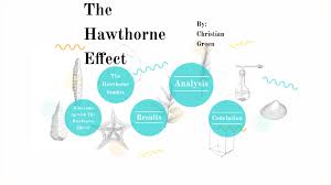 Workers participating in a study might, for. Speech The Hawthorne Effect By Christian Green