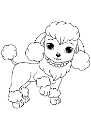 Coloring is a magnificent activity for your little one. Dog Free To Color For Children Cute Female Dog Dogs Kids Coloring Pages