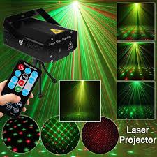 Mini Laser Stage Lighting Effect Laser Projector Party Dj Disco Light Wireless Remote Control With Tripod Wish