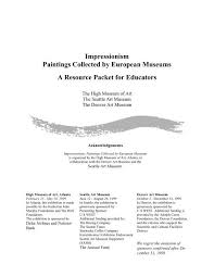 29 x 36 1/4 in. Impressionism Paintings Collected By European Museums A