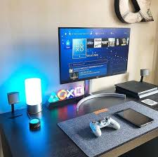 Olha So Esse Setup Da Vontade De Ficar O Dia Inteiro Jogando Kk T A G S Ps4 Ideas Of Ps4 Ps4 Playstation4 Olha So Gaming Room Setup Game Room Pc Setup