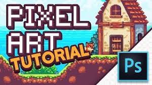A small triangle in the lower right corner of the brush icon represents hidden tool options. Pixel Art In Photoshop Tutorial Youtube