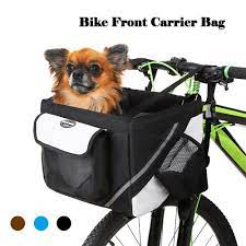 cycling top tube frame front carrier bag bicycle handlebar basket bike front box pet dog cat 600d oxford fabric bik cao animais animais de estimacao cao e gato