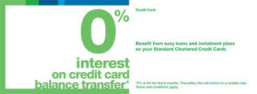 0 interest on credit card balance transfer standard