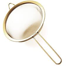 Free shipping on orders over $35! Buy Proto Future 8 Inch Fine Mesh Strainer Premium 304 Stainless Steel 18 8 Gold Color Titanium Coating Sturdy Kitchen Strainer Online In Germany B07sz9ymxg